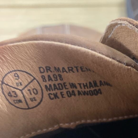 Dr. Martens Air Wair Jim Brown Two Tone Lace Up Sneakers 8A98 Men's 10 Shoes - Picture 8 of 8